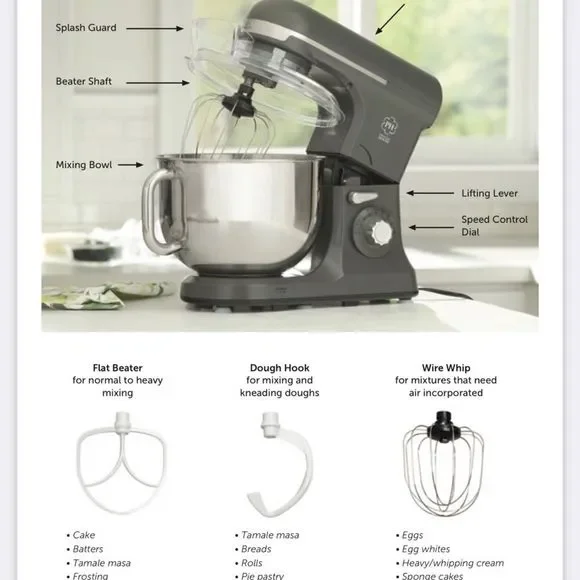 VIDA SANA 7-QT DELUXE MIXER - Picture 2 of 4